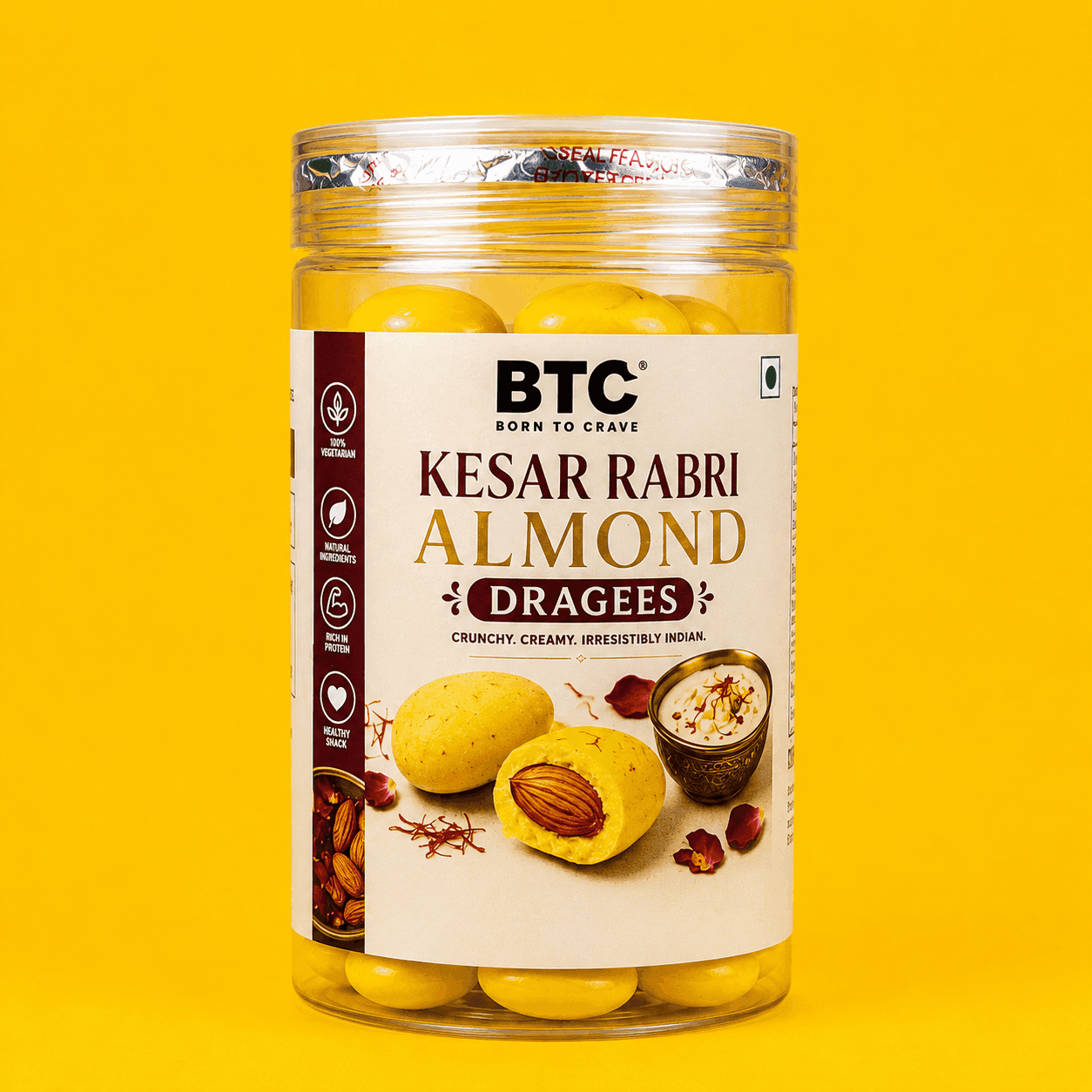 Kesar Rabri Almond Dragees