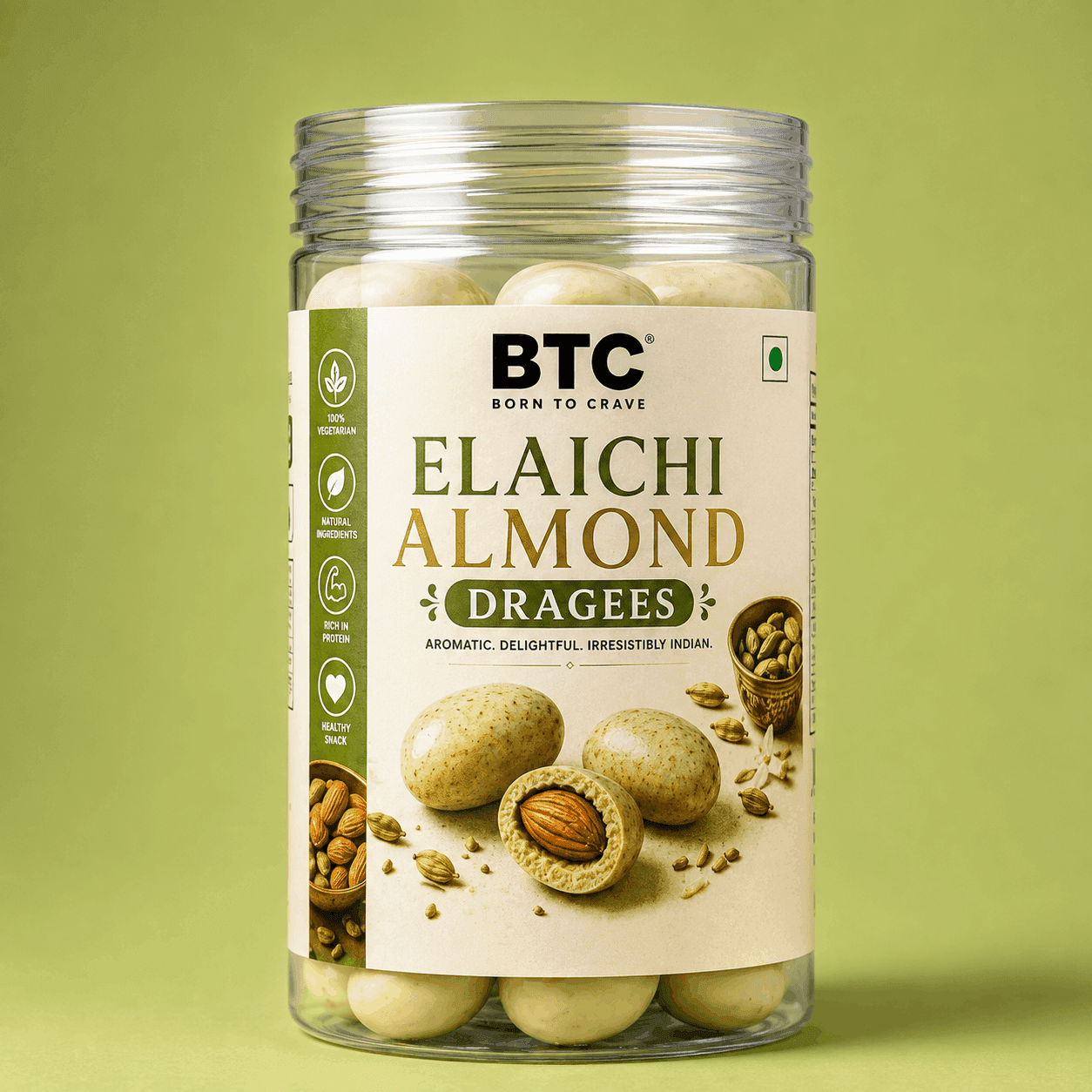Elaichi Almond Dragees
