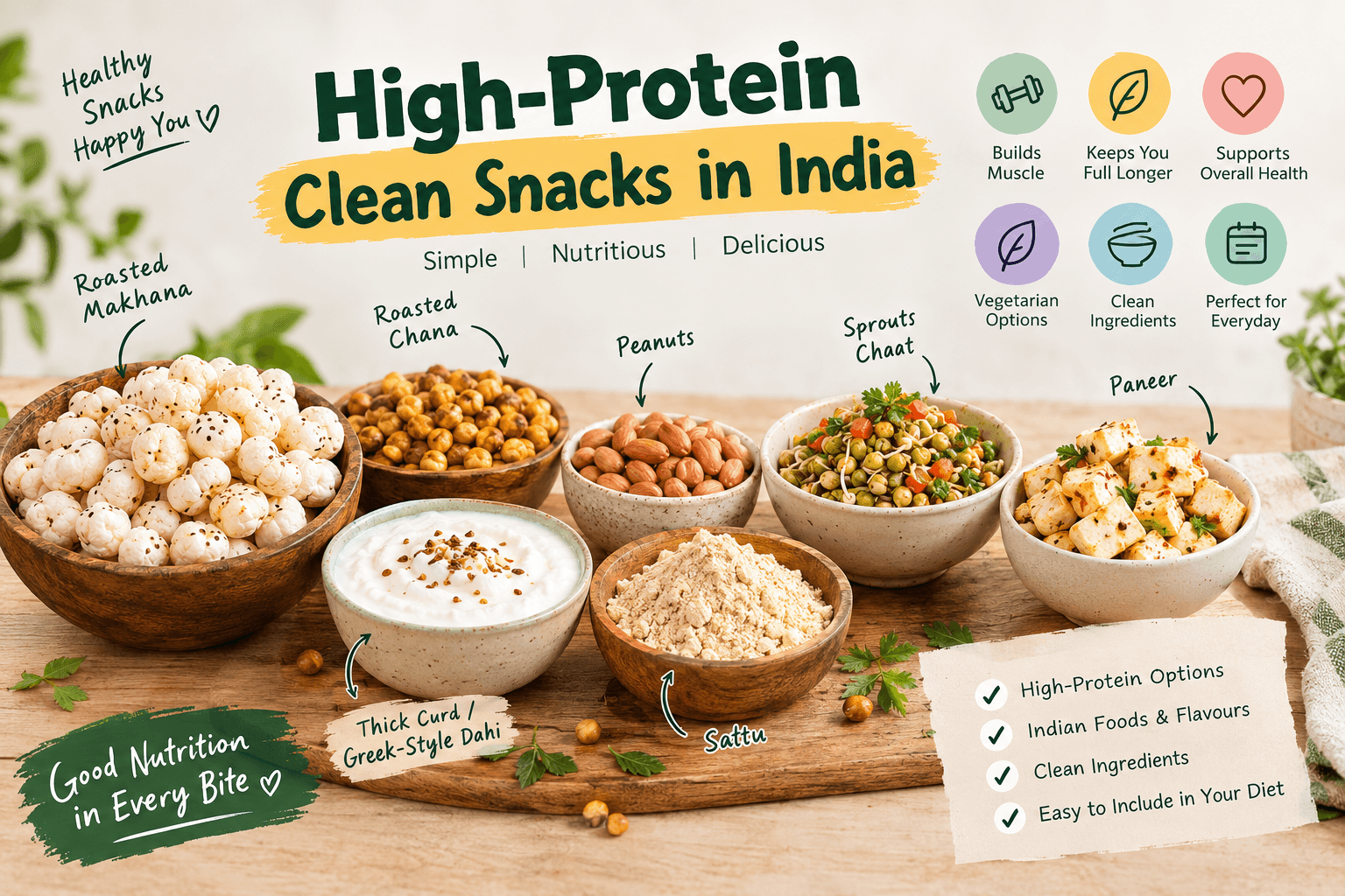 10 Best High-Protein Snacks in India (2026 Guide)